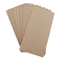 10 Pcs Vierge MDF Planche De Bois Pour Plaque Signe Gravure Bois Pièces 10X20 Cm