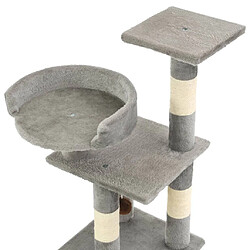 Acheter Arbre à chat avec griffoirs,niche pour chat en sisal 65 cm Gris -MN73480