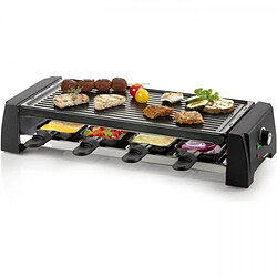 Appareil a Raclette DOMO DO9189G 8 personnes - Noir