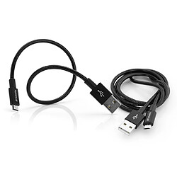 Verbatim 48875 USB cable Verbatim 48875 câble USB 1 m USB 3.2 Gen 1 (3.1 Gen 1) Micro-USB A USB A Noir