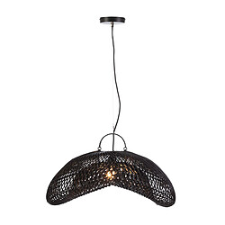 Suspension Thai Natura Noir Rotin 70 x 35 x 60 cm 