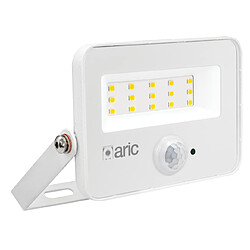 projecteur à led - aric wink 2 - 10w - 3000k - blanc - sensor - aric 51301