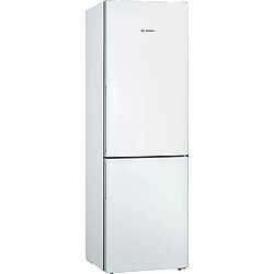 Réfrigérateur combiné 60cm 308l brassé blanc - kgv36vweas - BOSCH