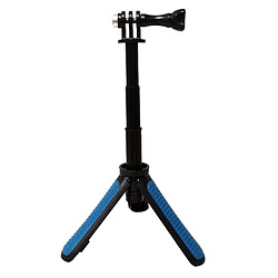 Avis Wewoo Multi-fonctionnel support de trépied pliable Selfie Monopod Stick pour GoPro HERO5 Session / 5/4 / 4/3 + / 3/2/1, caméras de sport Xiaoyi, longueur: 12-23cm bleu