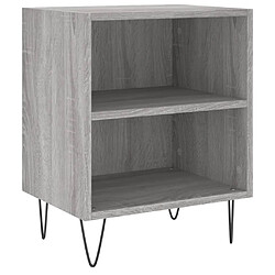 Acheter Maison Chic Lot de 2 Tables de chevet,Table de nuit,Table d'appoint pour salon sonoma gris 40x30x50cm bois d'ingénierie -MN20993