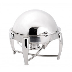 Chafing dish rond couvercle rabattable 180° - Atosa