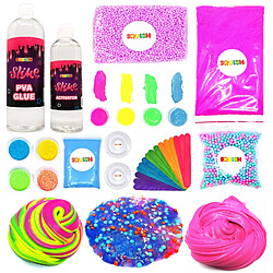 Slime Magic Box Kit création Set DIY 17en1 Activateur Perles Paillettes 