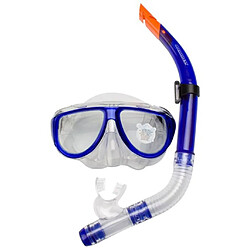 Waimea Masque de plongée senior avec tube respiratoire bleu cobalt 