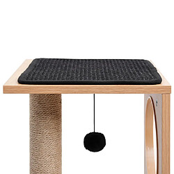 Acheter Arbre à chat,niche pour chat avec tapis à gratter en sisal 60 cm -MN46516