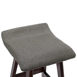 Acheter vidaXL Chaise de bar Gris foncé Tissu