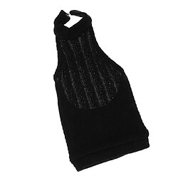 Trendy Sexy Backless Knit Gilet Gilet Pour 1/3 BJD SD 70cm Oncle Dolls Noir pas cher