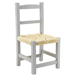 Aubry Gaspard Chaise enfant en bois gris.