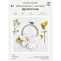 Youdoit Coffret DIY papier - Décoration murale florale 