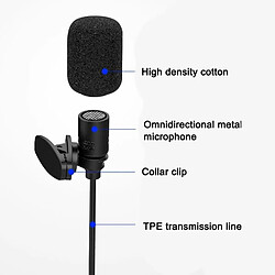 Universal Étui à revers pour microphone sans fil Laval sur microphone amplificateur caméra enregistrement microphone smartphone | microphone pas cher