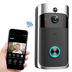 Wewoo Visiophone sans fil Portier Interphone vidéo Sonnette visuelle M3 720P Smart WIFI ultra basse consommationsurveillance à distance par téléphone mobile et vision nocturne noir