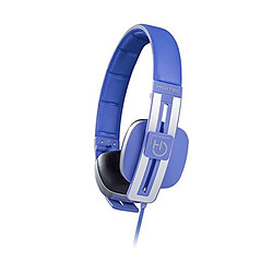 Totalcadeau Casque serre-tête pliable avec microphone Couleur - Blanc pas cher