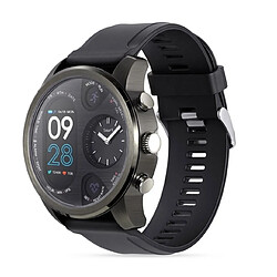 Wewoo Montre connectée T3 double affichage Smartwatch pour les hommes IP68 Bracelet de remise en forme étanche 15 jours veille Business Tracker d'activité Gris