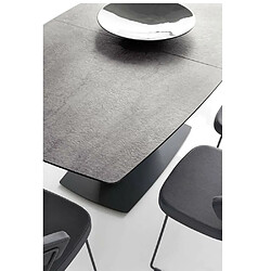 Inside 75 Table de repas extensible JADIS PM plateau en ceramique ciment pas cher