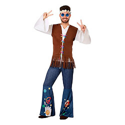 Totalcadeau Déguisement pour homme Hippie costume adulte Taille - XS/S pas cher