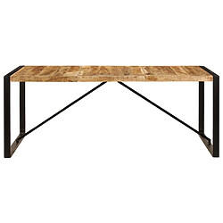 vidaXL Table à manger 200x100x75 cm Bois de manguier massif