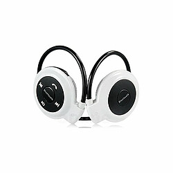 Acheter Casque Bluetooth Sans Fil Radio Fm Sport Musique Stéréo Earpics Fente Pour Carte Micro Sd Casque Blanc