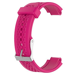 Wewoo Bracelet pour montre connectée Dragonne réglable femme Garmin Forerunner 25 Rose Red