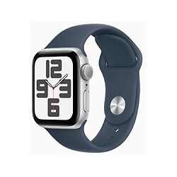 Apple Montre connectée Watch SE Argent 44mm Cellular Bracelet Sport S/M