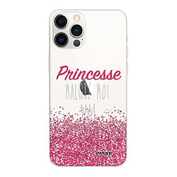 Evetane Coque iPhone 12/12 Pro souple silicone transparente Coque iPhone 12/12 Pro souple transparente Princesse Malgré Moi Motif Ecriture Tendance Evetane.