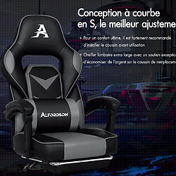 Acheter ALFORDSON Chaise de Jeu Siège de Bureau Rembourrage Épais Repose-pieds Exécutif