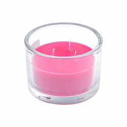 Paris Prix Bougie Verrine Parfumée ""Essentiel"" 12cm Rose