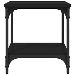 Acheter vidaXL Table d'appoint Noir 40x30x42 cm Bois d'ingénierie