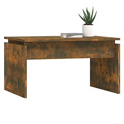 Avis Maison Chic Table basse,Table Console Table d'appoint, Table pour salon Chêne fumé 68x50x38 cm Bois d'ingénierie -MN73664