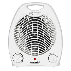 Radiateur et Ventilateur Soufflant, Portable, Air Chaud / Froid, Thermostat, 2000, Blanc, Mesko, MS7719