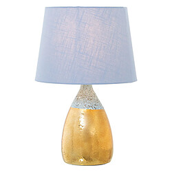 Avis Lampe de bureau Alexandra House Living Bleu Doré Céramique 60 W 13 x 26 x 13 cm