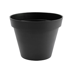 Pot de fleur rond Toscane Ø 40 x H.32 cm - Anthracite - Eda