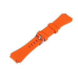 Wewoo Bracelet Orange pour Samsung Gear S3 Montre Classique Smartwatch en Silicone, Longueur: environ 22.4cm