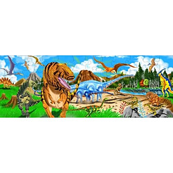 Melissa & Doug Puzzle géant Pays des dinosaures 