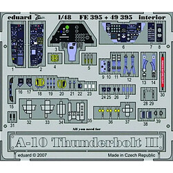 A-10 Thunderbolt II interior für Hobby Boss Bausatz- 1:48e - Eduard Accessories 