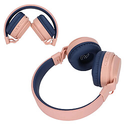 Avis SUGIFT Casque Bluetooth - Casque Bluetooth 5.0 sans fil pour cours en ligne, compatible avec carte TF, casque pour enfants - Rose