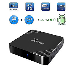 Universal X88 Mini 9.0 4K Smart TV Box Ruixin Micro RK3318 Quad Core 2G 16G TV Box USB 3.0 2.4G 