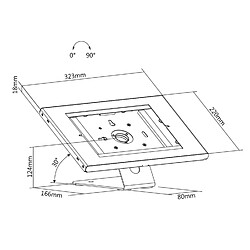 Acheter Maclean MC-909W Support de tablette antivol pour table et mur iPad Air Pro Samsung Galaxy Tab A (2019)