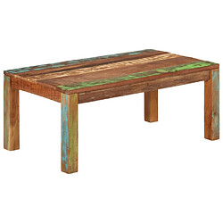 Maison Chic Table basse pour salon | Table à café 100x55x40 cm bois de récupération massif -GKD48447