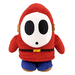 TOGETHER Peluche Shy Guy 17 cm de Super Mario Douce au Toucher Rouge 