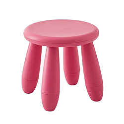 Wewoo Tabouret coloré pour enfantschaisetabouret de bébétabouret en plastique rouge 