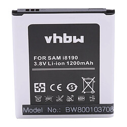 vhbw Li-Ion batterie 1100mAh (3.7V) pour téléphone portable, Smartphone Samsung Galaxy SIII Mini Value Edition, Trend 2 comme EB425161LU, EB-F1M7FLU. 