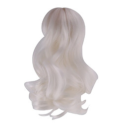 Poupées Perruque De Cheveux Pour 1/6 Bjd Poupées Sd Dollfie DiY Fabrication Des Accessoires Blancs