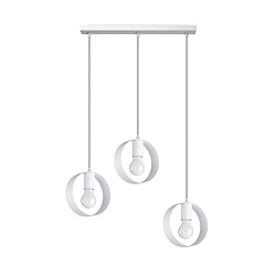 Sollux Lighting Lampe pendante TITRAN 3 biala SL.1138 Pendentif blanc 110x56x5cm