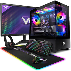 Vibox III-88 PC Gamer Vibox III-88 PC Gamer - 24" Écran Pack - 8 Core Intel i7 11700 Processeur 4.8GHz - Nvidia RTX 4060 Ti OC 8Go - 32Go RAM - 1To NVMe M.2 SSD - 600W PSU - Windows 11 - WiFi