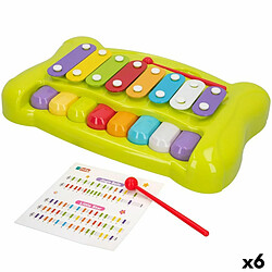 Color Baby Jouet musical Colorbaby Métal Plastique 34 x 6 x 21 cm (6 Unités)