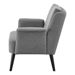 Acheter Helloshop26 Fauteuil de salon 83 x 73 x 75 cm gris noir 03_0007123